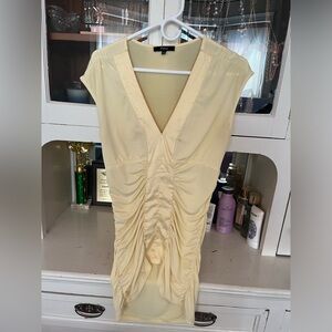 Yellow Short Sleeve Blouse Size Small